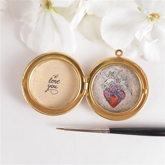 Sekretnik,I love you,walentynki,hand made atelier by Olga
