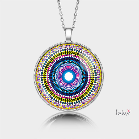 Medalion okrągły LOVE MANDALA laluv