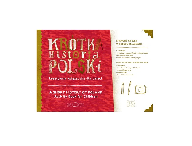 kolorowanki dla dzieci Krótka Historia Polski - kreatywna książeczka