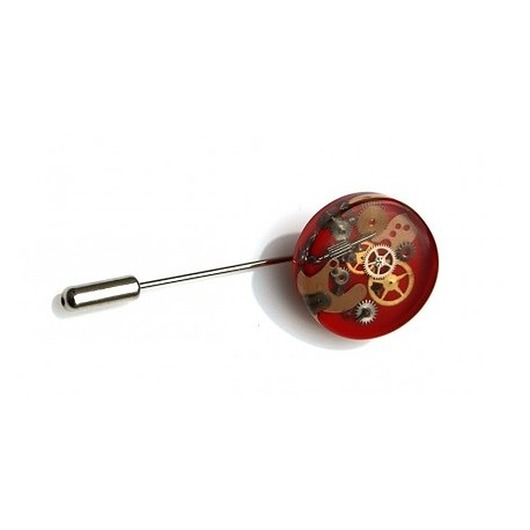 muszki i krawaty PIN - Mechanical Red