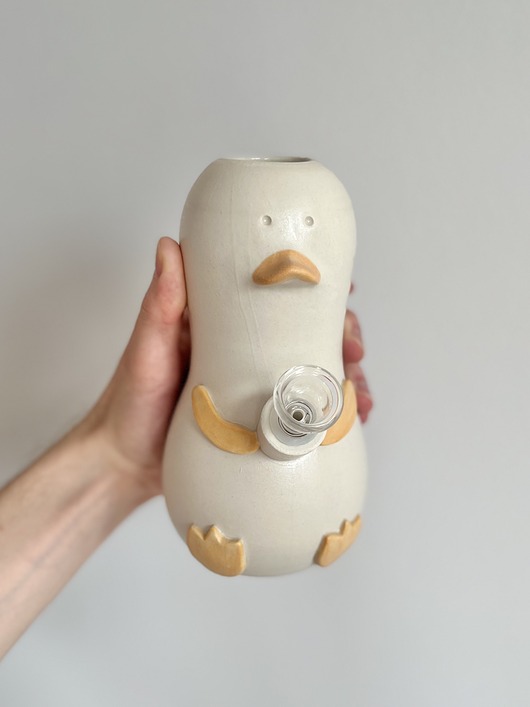 akcesoria różne BONGO ceramiczne  GĘŚ, lufka, fajka wodna