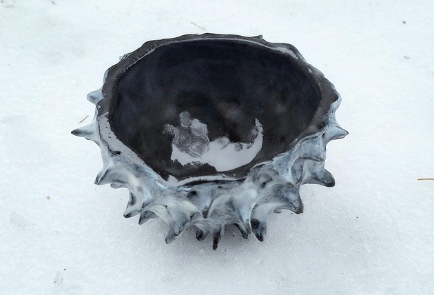 figurki i rzeźby Miseczka ceramiczna - Szron