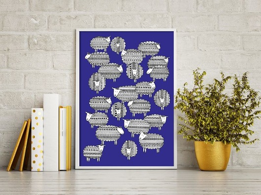 grafiki i ilustracje Owieczki
