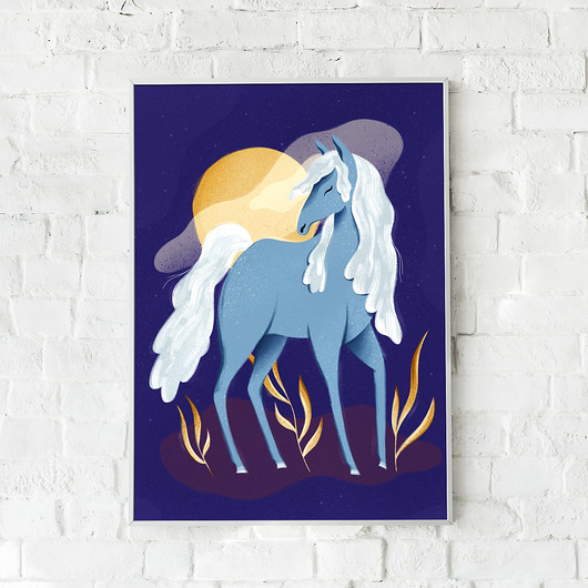 grafiki i ilustracje Moonhorse