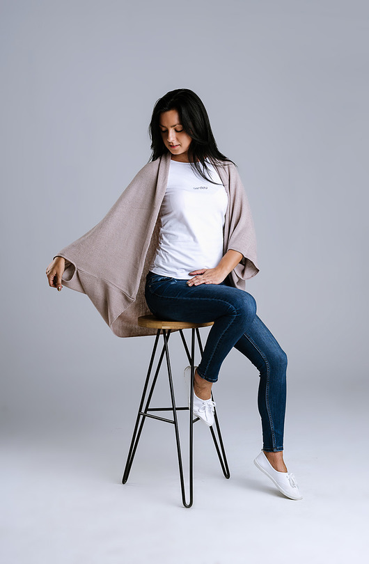 Kardigan S133 CAPPUCINO sentley