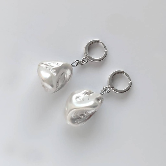 kolczyki z kamieniami Kolczyki OKRĄG