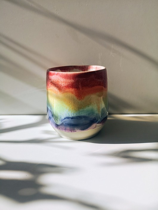 kubki Kubek tęczowa baryłka
