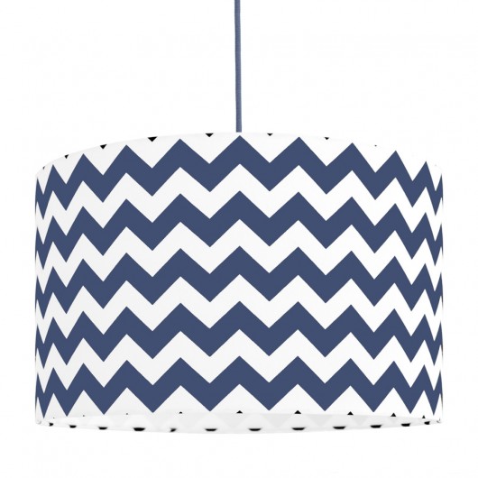Lampa wisząca Chevron granatowa MIA home