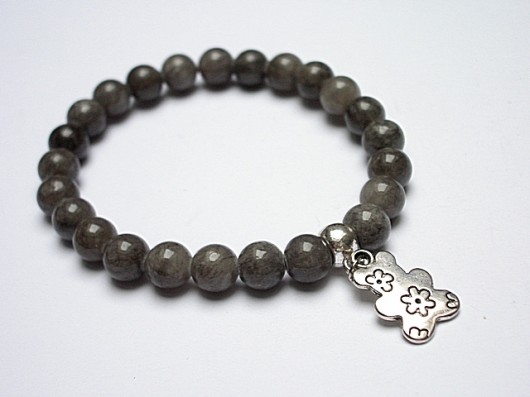 Grey bear - bransoletka KiKa pracownia