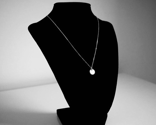 Srebrny naszyjnik z kółkiem VENA Jewellery