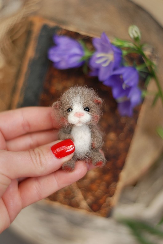 misie i maskotki Miś Miniaturka- Beżowy