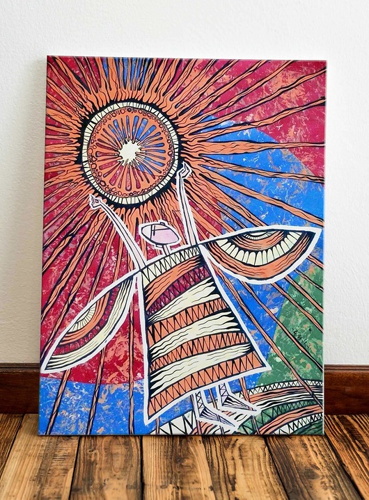obrazy Anioł Słońca. Giclee