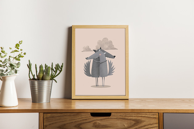 plakaty Plakat Wilczki 