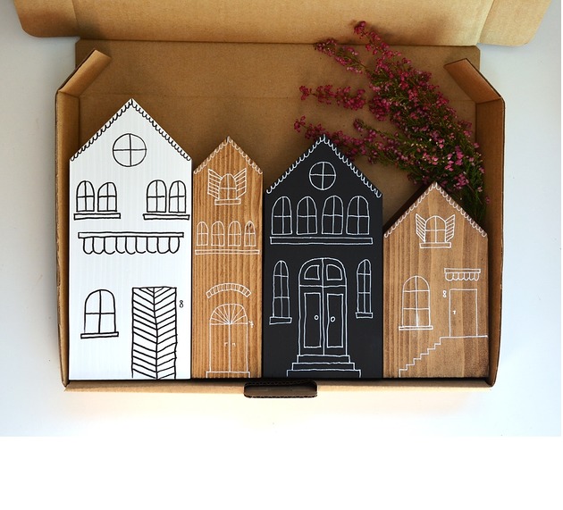 4 domki Wooden Love