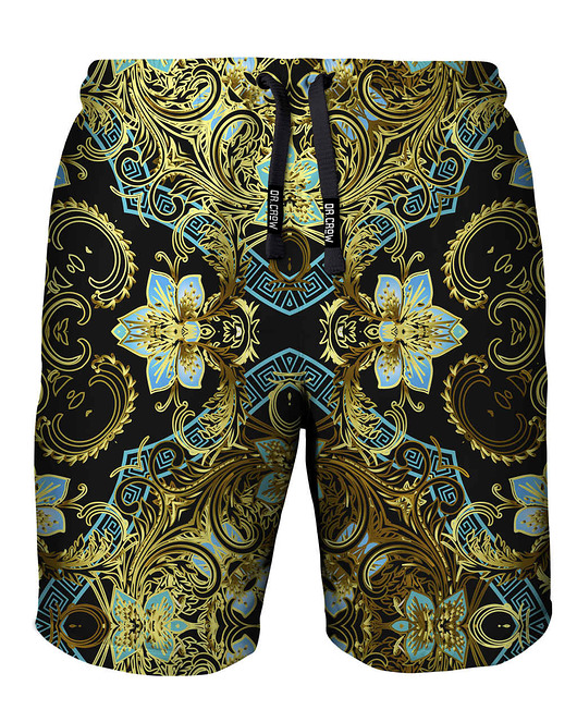 spodnie męskie Shorty Kąpielowe Męskie DR.CROW Golden Damascus