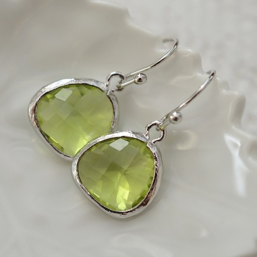 Apple green in silver Made by Magda