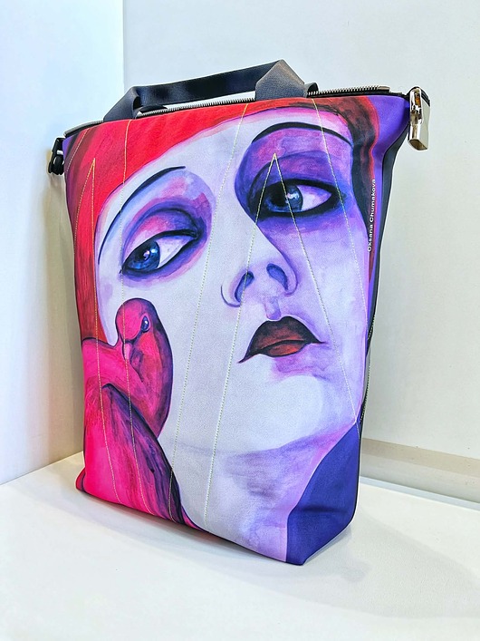 torby na ramię Art MIMA bag UNI & Oksana Chumakova print