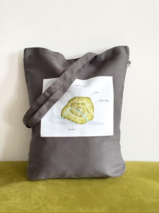 torebki różne Torba Everyday Ślimak Paryski - antracyt