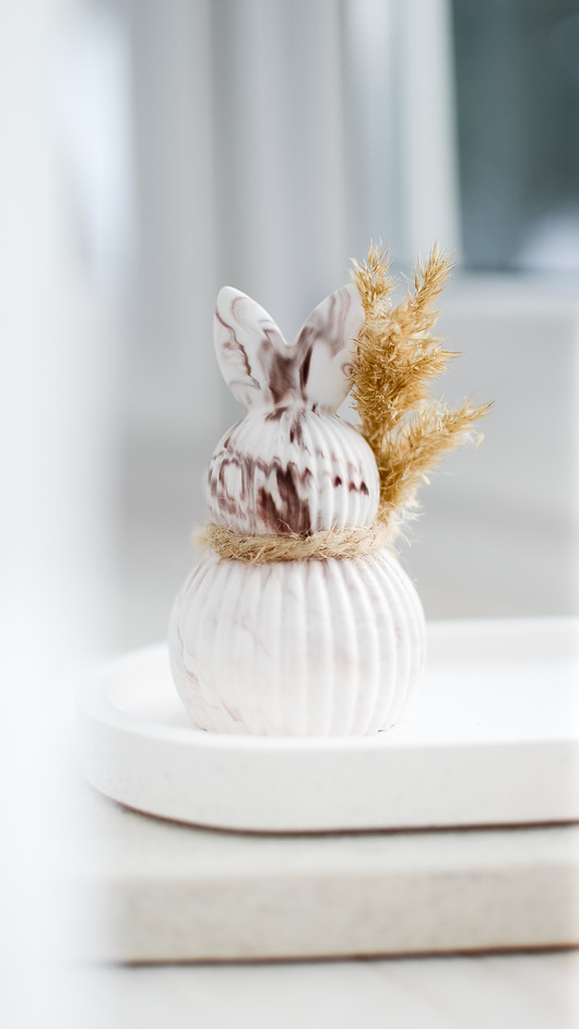ozdoby wielkanocne Zajączek wielkanocny, ozdoba, marmurkowa
