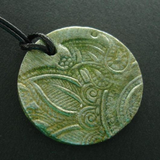Ornament w zieleni Iris Szarooka