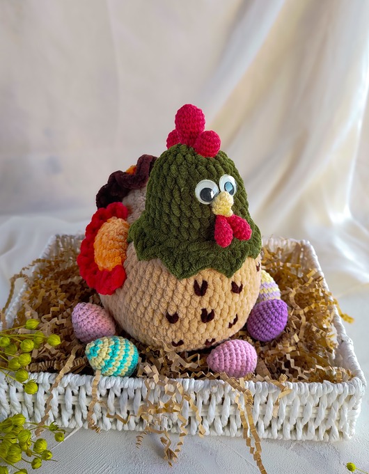 misie i maskotki Kura pluszowa, Maskotka kura, Dekoracja domowa