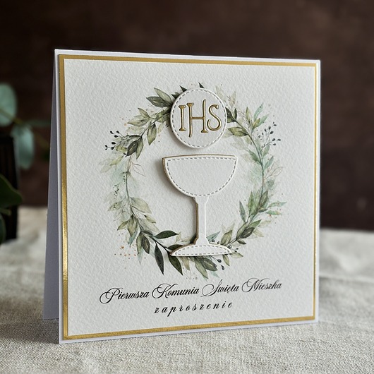 zaproszenia na komunię Zaproszenia na Komunię, wzór 73D