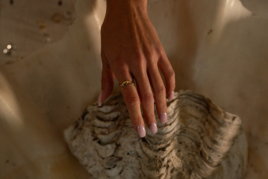 bransoletki z kamieni naturalnych Złoty pierścionek Storm