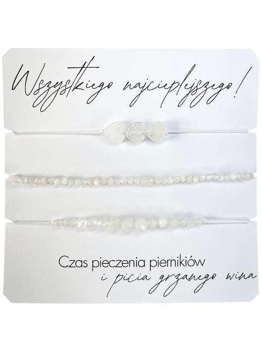 bransoletki na sznurku Bransoletki na prezent Mikołajki