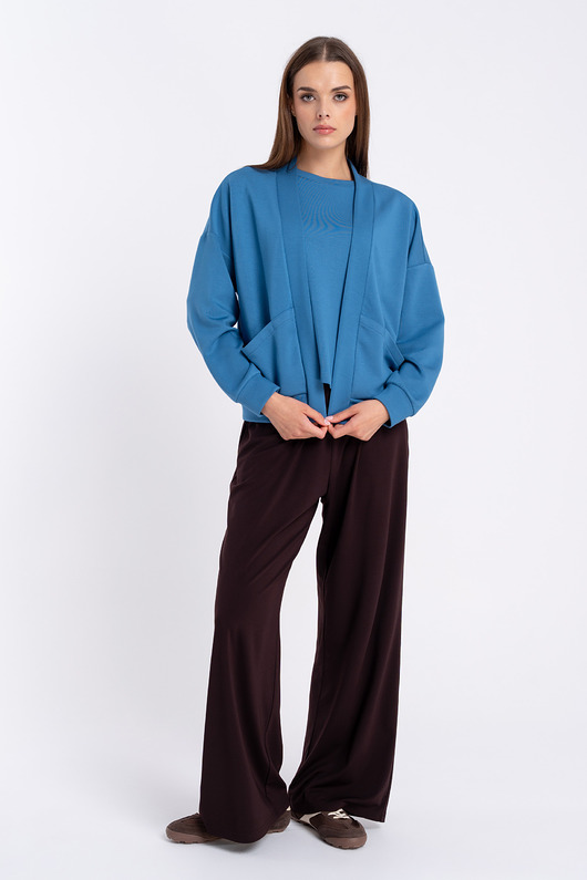 kardigany damskie Kardigan Sara Blue