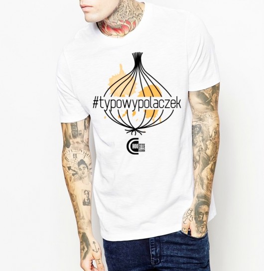 T-SHIRT MĘSKI "#Typowy polaczek"  Chouette