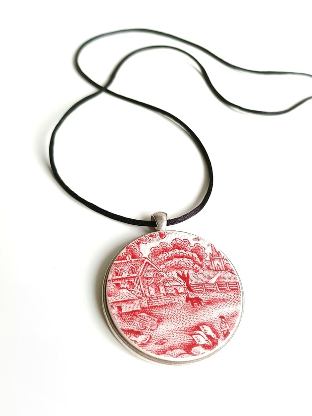 wisiory Naszyjnik z pejzażem