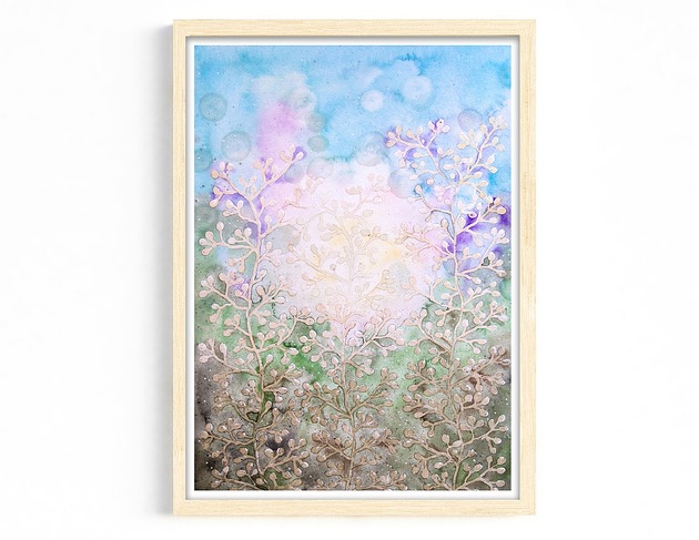 obrazy Oryginalna akwarela. Łąka 30x40cm