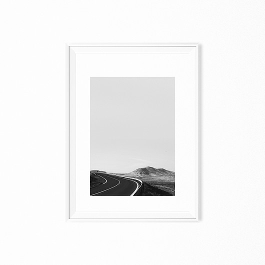 Plakat skandynawski minimalistyczny Road myscandi