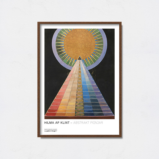 Hilma Af Klint plakat do wystawy Pas De LArt