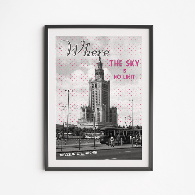plakaty Plakat Pałac Kultury Where The Sky Is No Limit