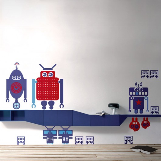 Naklejka na ścianę_Roboty 2 XXXXXXOnly Stickers