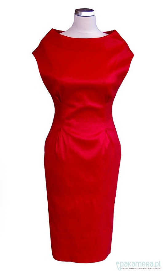 Exclusive red dress 40 Zamówienie indywidualne Kasia Zapała