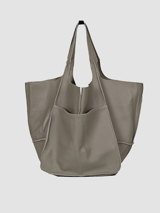 torby XXL Torebka ze skóry naturalnej na ramię