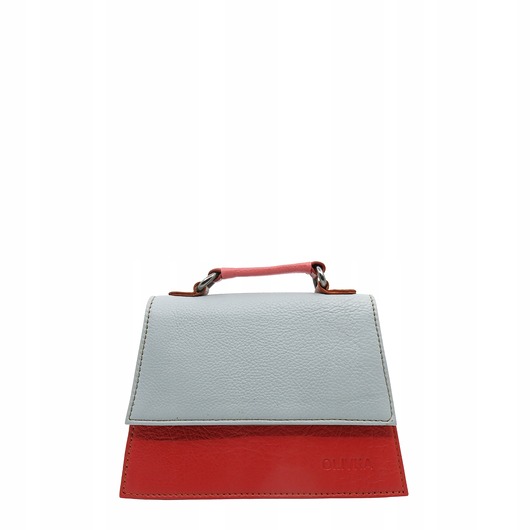 torby na ramię Torebka damska skórzana do ręki, na ramię, mała, oryginalna OLIVKA