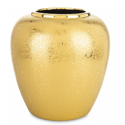 wazony Wazon ceramiczny 21,5x20x20 cm MEEKE-2 złoty