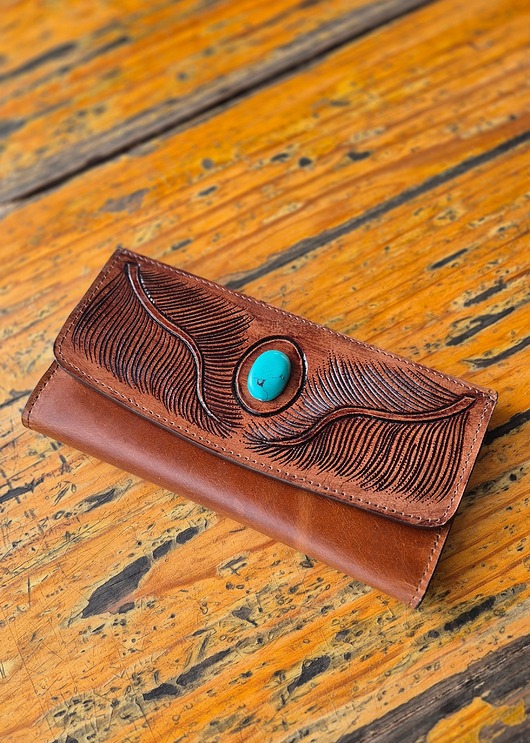 portfele męskie Portfel skórzany ręcznie robiony Dilwar