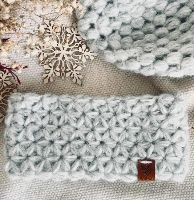 Akcesoria pozostałe Opaska na szydełku