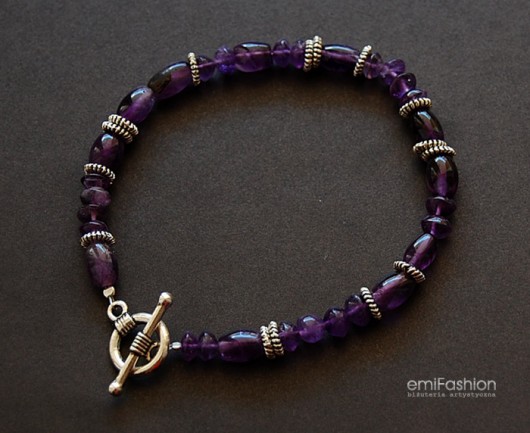 Ametystowa bransoletka MAREMI Jewelry