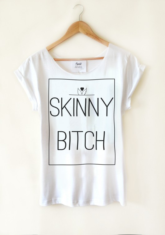 T shirt SKINNY BITCH printem od Yeah Bunny M deleted_12136308
