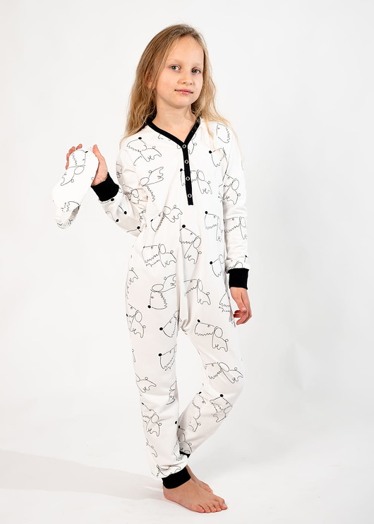 bielizna i piżamy dla dziewczynki Kombinezon Kiddy Pure + Maseczka Experience