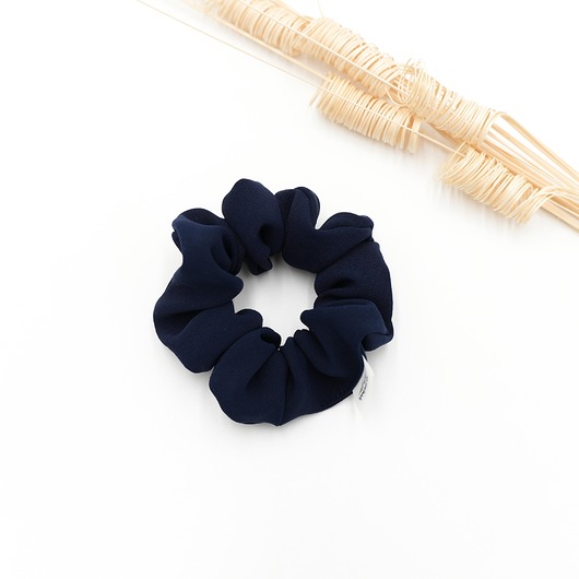 gumki do włosów Scrunchie/frotka Granatowa