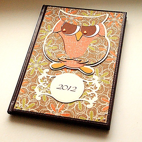 Stylowy Kalendarz na 2012 rok - na prezent Z Papieru Tworzone