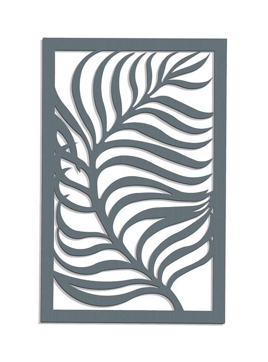 AŻUROWA DEKORACJA ŚCIENNA, JUNGLE STYLE 40 x 63 ORNAMENTI