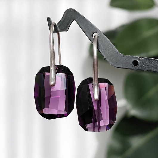 kolczyki swarovski Kolczyki z kryształami Swarovski -  GRAFFIC 