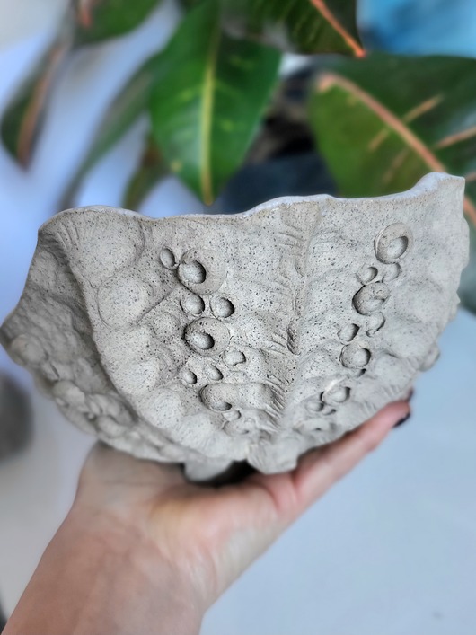 miski i misy Dekoracyjną  ceramiczna miska organiczna